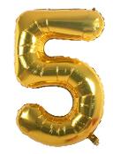 ВВ Цифра №5 40'  Золото